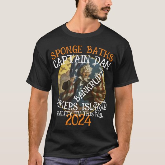 FAILLIETE KAPITEIN DAN REALITY TV 2024 T-SHIRT (Voorkant)