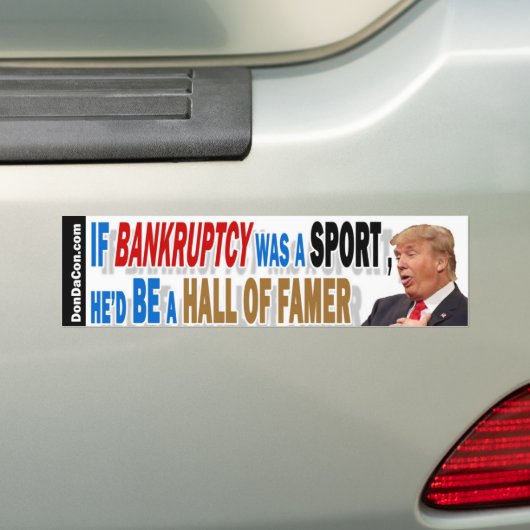 Faillissement Bumpersticker (Op auto)
