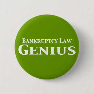 Faillissementswet Genius Gifts Ronde Button 5,7 Cm
