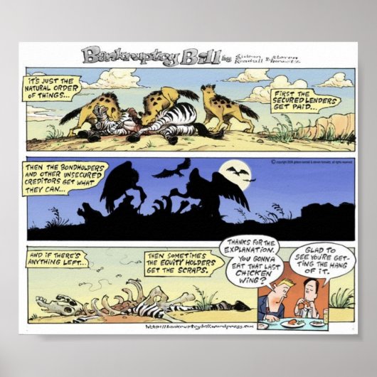 Faillissementswet - Natuurlijke Orde Poster (Voorkant)