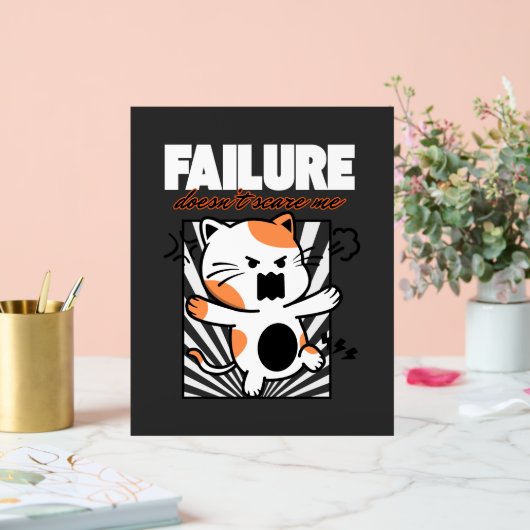 Failure Doesn't Scare Me Acryl Bord (Huwelijk)