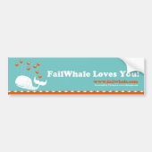 FailWhale-Bumperstickers Bumpersticker (Voorkant)