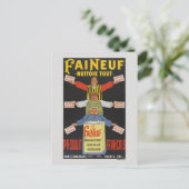 Faineuf Frankrijk Vintage Poster 1911 Briefkaart (Staand voorkant)