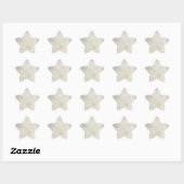 Faint Beige Grunge Stars' Groepen Kerstmis Ster Sticker (Vel)