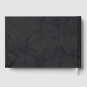 Faint Dark Marbling Gold Twigs 3 Foto Memorial Gastenboek (Achterkant)