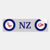 Faintail Nieuw-Zeelandse Aotearoa Bird Bumpersticker (Voorkant)