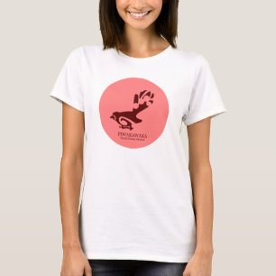 Faintail Nieuw-Zeelandse Aotearoa Bird T-shirt