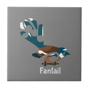 Faintail Piwakawaka Tegeltje