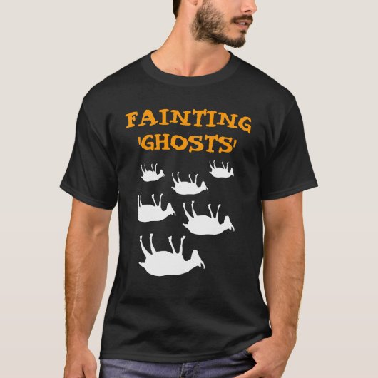 Fainting Goats Halloween T-shirt (Voorkant)