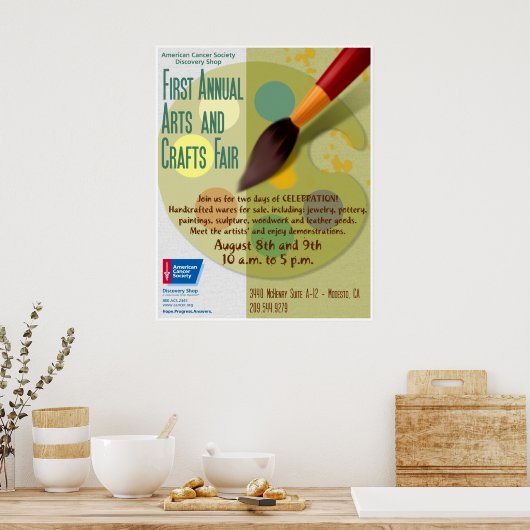 Fair Arts en Crafts Poster (Keuken)