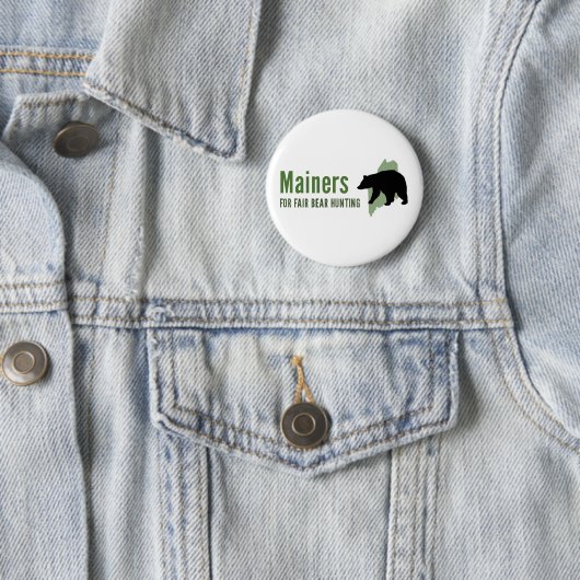 Fair Beer Hunt Pin Ronde Button 5,7 Cm (In situ)