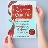 Fair Business Flyer voor kerstmis (Hand)