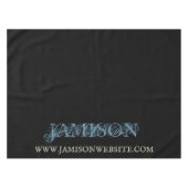 Fair Business Name (Blauw en zwart Show) Tafelkleed (Voorkant (Horizontaal))