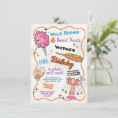 Fair Carnival pretpark Circus Verjaardag Kaart (Staand voorkant)