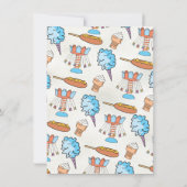 Fair Carnival pretpark Circus Verjaardag Kaart (Achterkant)