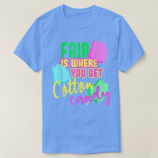 Fair Cotton Snoep Floss T-shirt (Design voorkant)