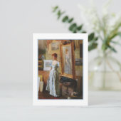 Fair Critics Charles Courtney Curran Briefkaart (Staand voorkant)