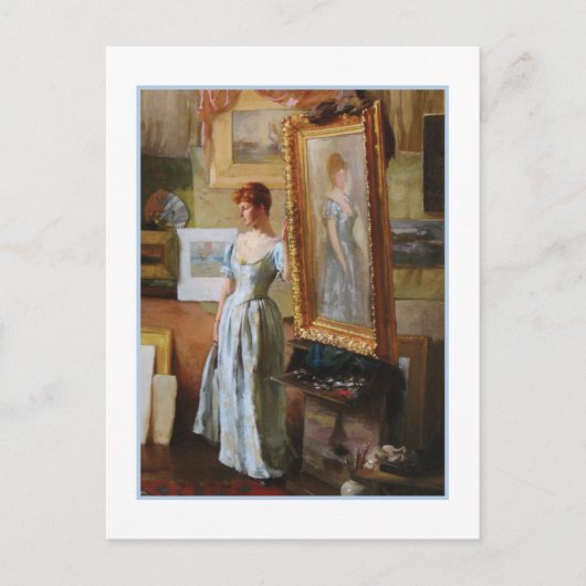 Fair Critics Charles Courtney Curran Briefkaart (Voorkant)