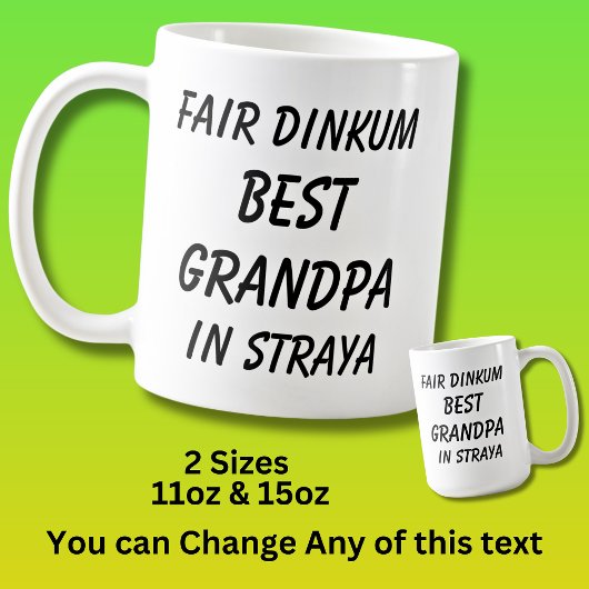 Fair Dinkum BEST OPA in Straya (Australië) Koffiemok