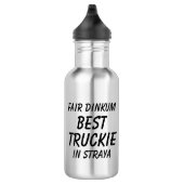 Fair Dinkum BEST TRUCKIE (vrachtwagenchauffeur) in Waterfles (Rechts)