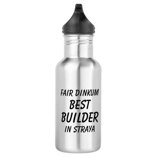 Fair Dinkum BESTE BOUWER in Straya Waterfles (Rechts)