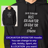 Fair Dinkum BESTE GRAAFMACHINE OPERATOR in Straya Hoodie