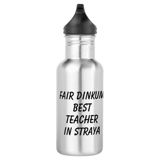 Fair Dinkum BESTE LERAAR in Straya Waterfles (Rechts)