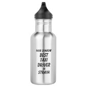Fair Dinkum BESTE TAXICHAUFFEUR in Straya Waterfles (Rechts)