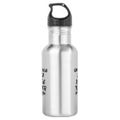 Fair Dinkum BESTE WISKUNDEN LERAAR in Straya Waterfles (Achterkant)