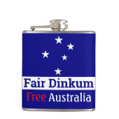 Fair Dinkum Free Australia Flask Heupfles (Voorkant)