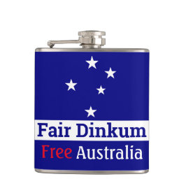 Fair Dinkum Free Australia Flask Heupfles