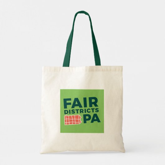 Fair Districts PA Canvas tas (Achterkant)