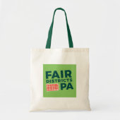 Fair Districts PA Canvas tas (Voorkant)