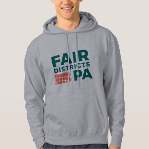 Fair Districts PA Klassieke Grijs Hoodie