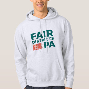 Fair Districts PA Klassieke Grijs Hoodie