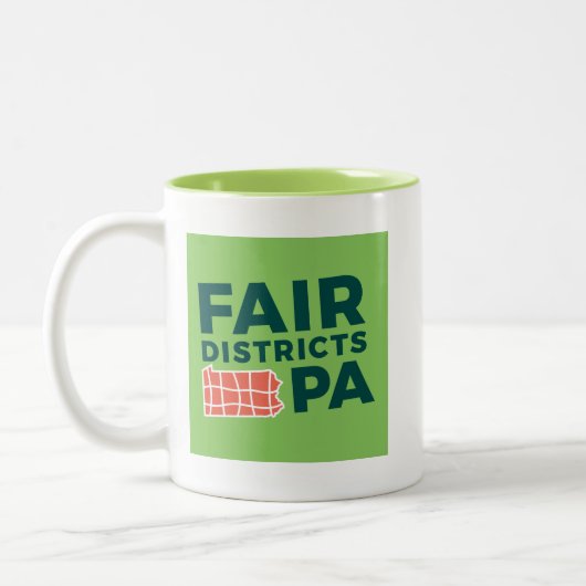 Fair Districts PA Mok w Groen Interieur (Links)