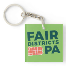 Fair Districts PA Sleutelhanger