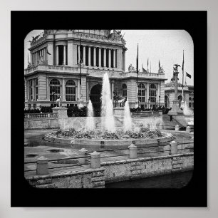 Fair-Electric Fountain van poster-wereld Poster