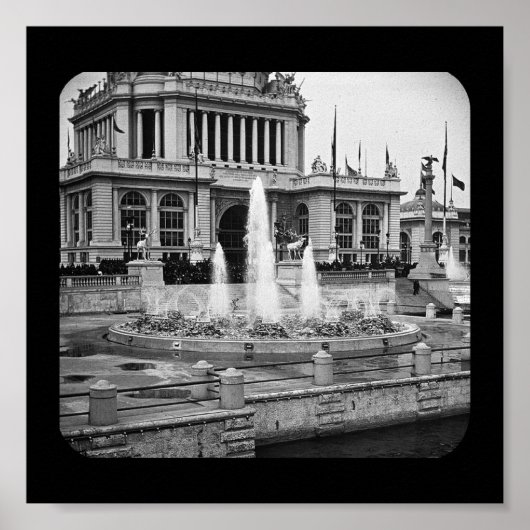 Fair-Electric Fountain van poster-wereld Poster (Voorkant)