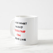 fair fan van de staat, avid koffiemok (Voorkant links)