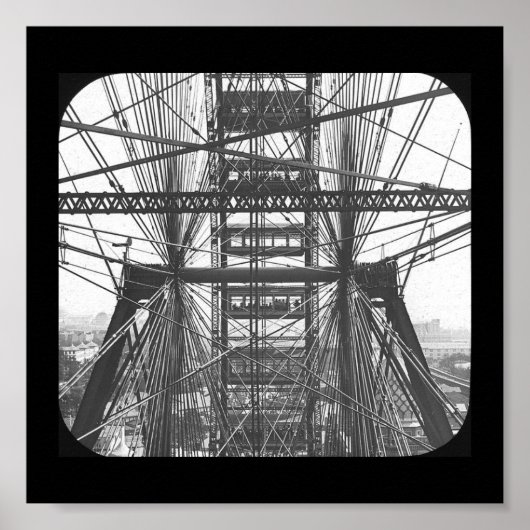 Fair-Ferris Wheel 1893 van de poster-wereld Poster (Voorkant)
