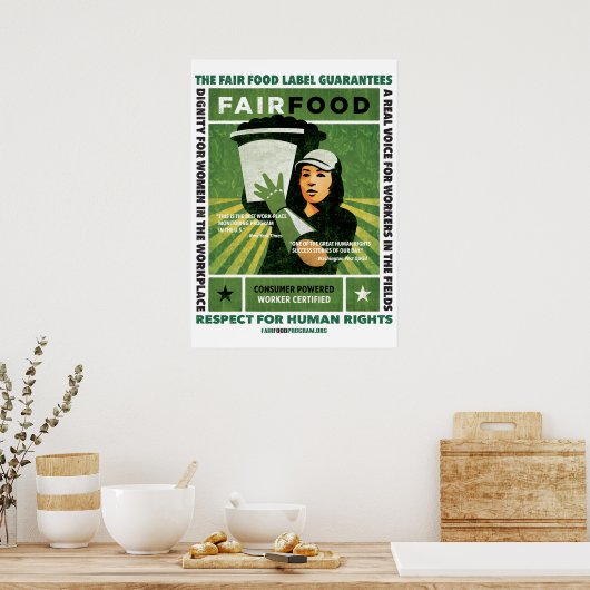 Fair Food Poster - Groot (Keuken)