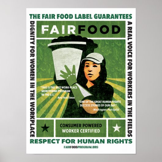 Fair Food Poster - Small (Voorkant)