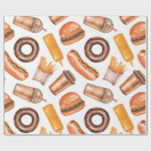 Fair Food Wrapping Paper Cadeaupapier (Vlak)