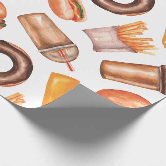 Fair Food Wrapping Paper Cadeaupapier (Hoek)