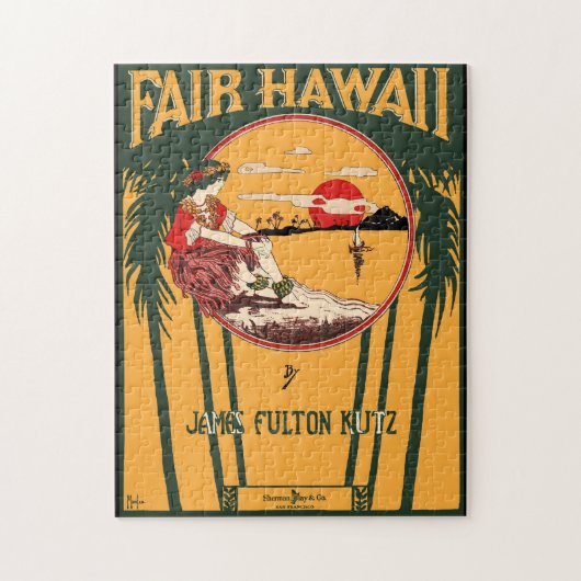 Fair Hawaii  — Hoesje muziek Legpuzzel (Verticaal)