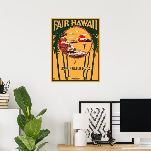 Fair Hawaii Poster (Thuiskantoor)