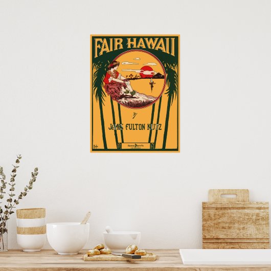 Fair Hawaii Poster (Keuken)