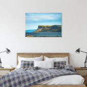 Fair Head kustcanvasprint | Ierse kliffen Canvas Afdruk (Insitu (Slaapkamer))