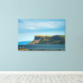Fair Head kustcanvasprint | Ierse kliffen Canvas Afdruk (Insitu (Houten vloer))
